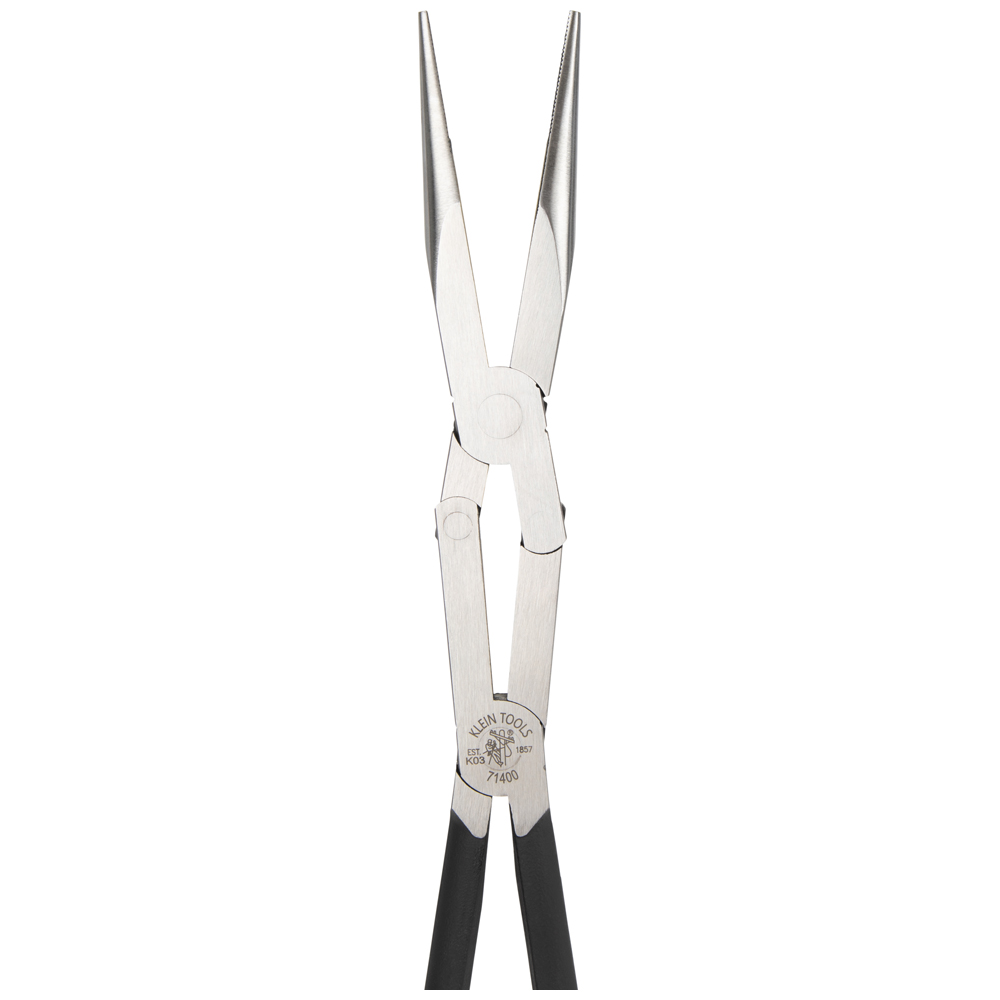 Klein Pliers, Long Reach Needle Nose Pliers, Straight Nose, 13-in.