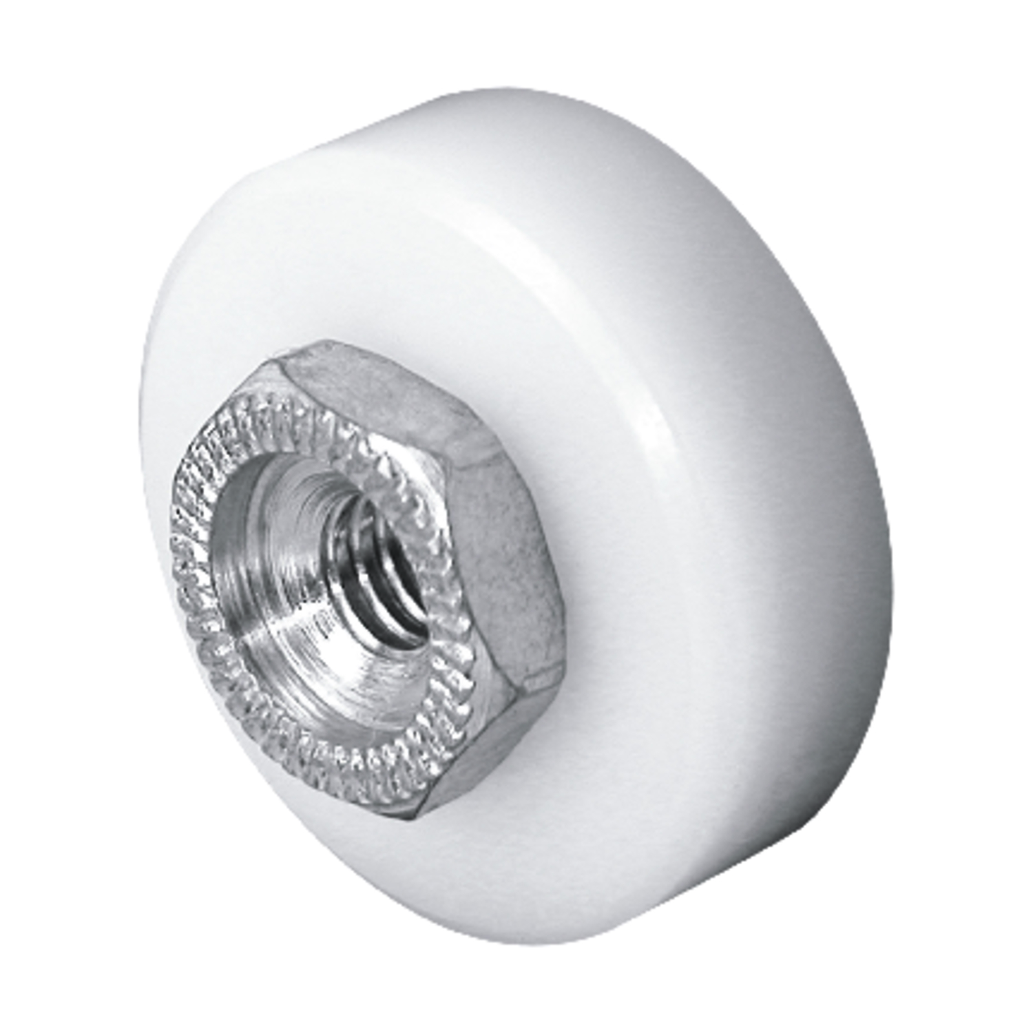 Prime-Line 3/4 in. D X 0.75 in. L Nylon Roller Assembly 2 pk