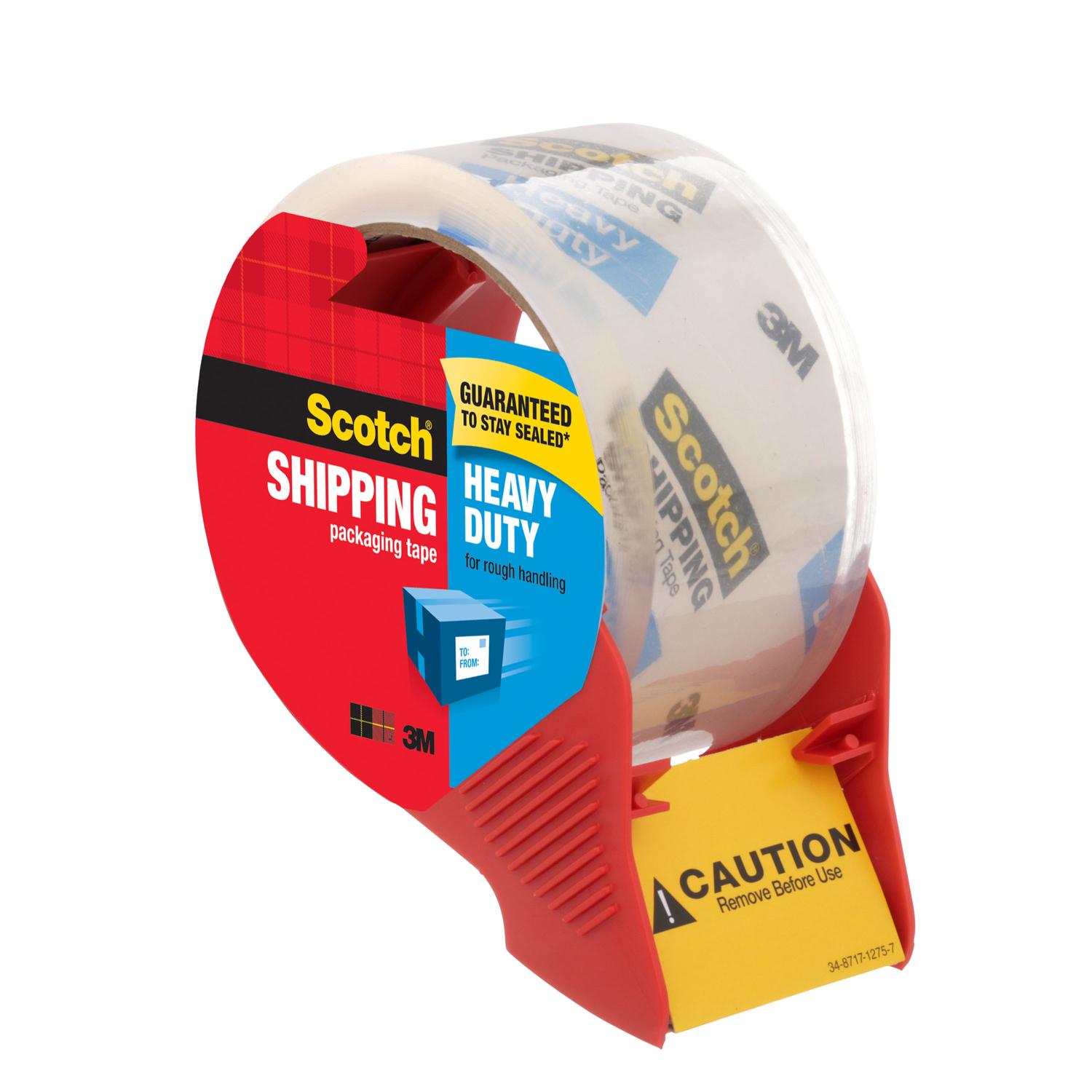 3M Scotch 1.88 in. W X 38.2 yd L Heavy-Duty Packaging Tape with Dispenser