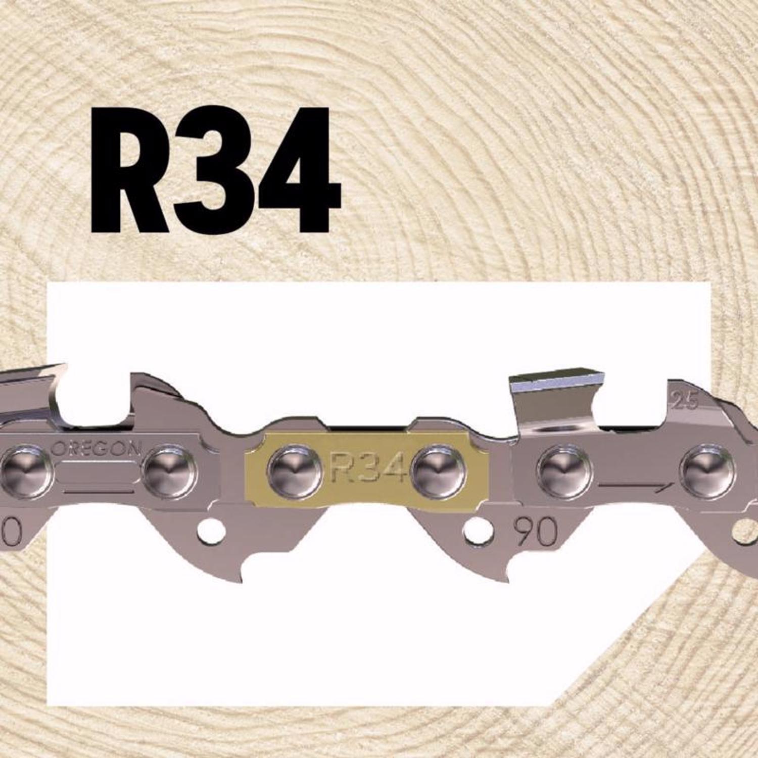 Oregon AdvanceCut R34 8 in. Chainsaw Chain 34 links