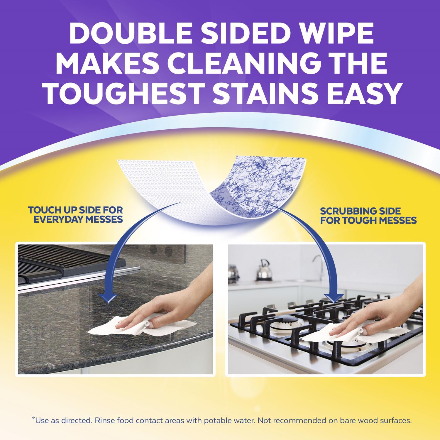 Lysol Dual Action Fiber Weave Antibacterial Wipes 75 pk