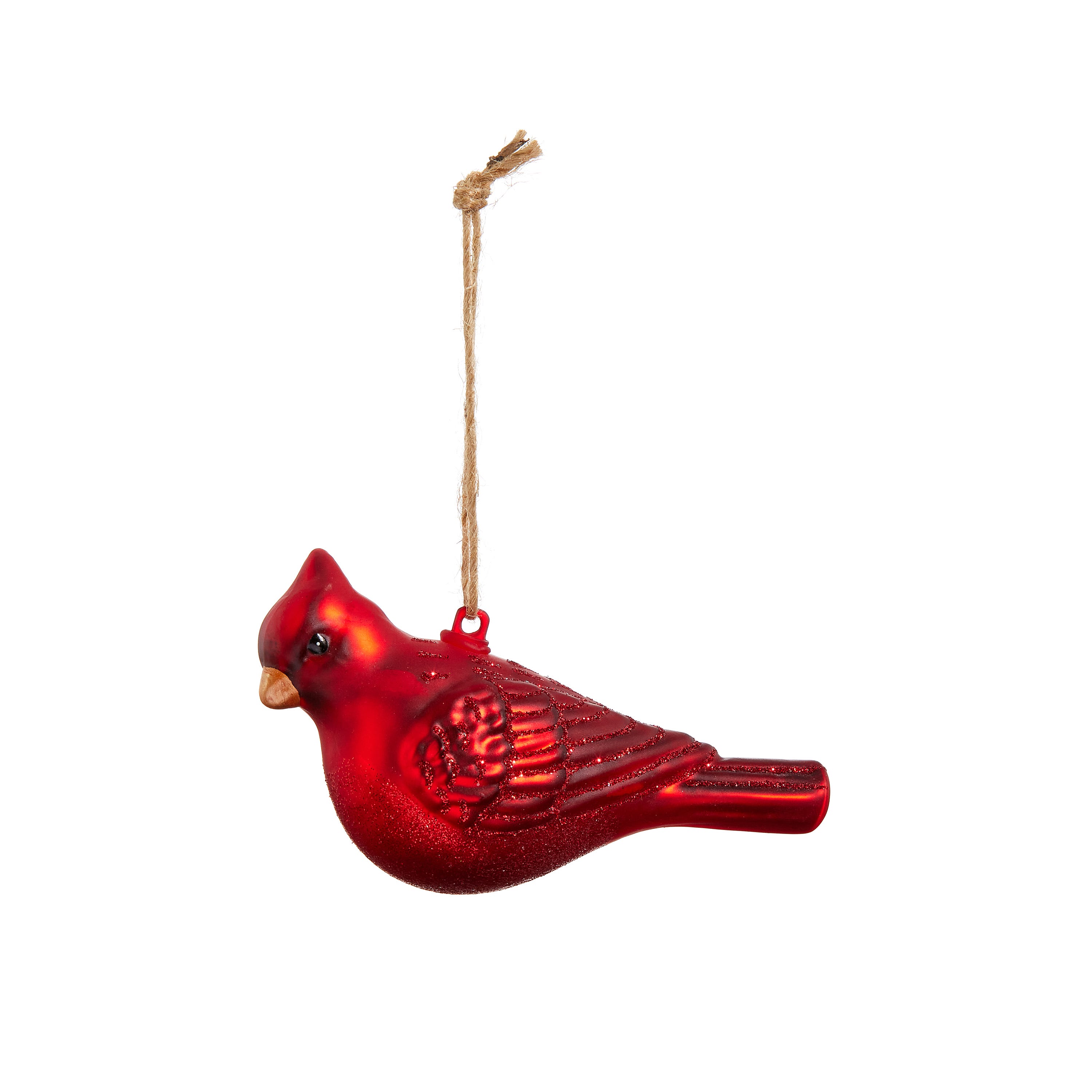 Raz Imports 4 in. Glittered Cardinal Ornament