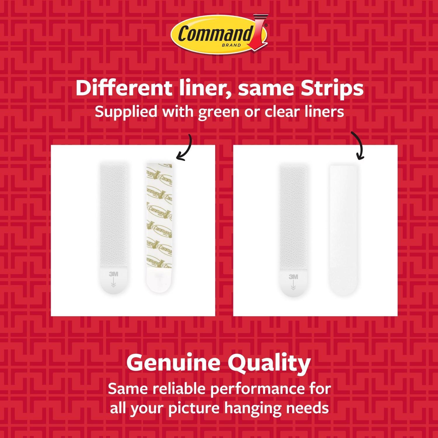 3M Command White Large Picture Hanging Strips 15 lb 4 pair