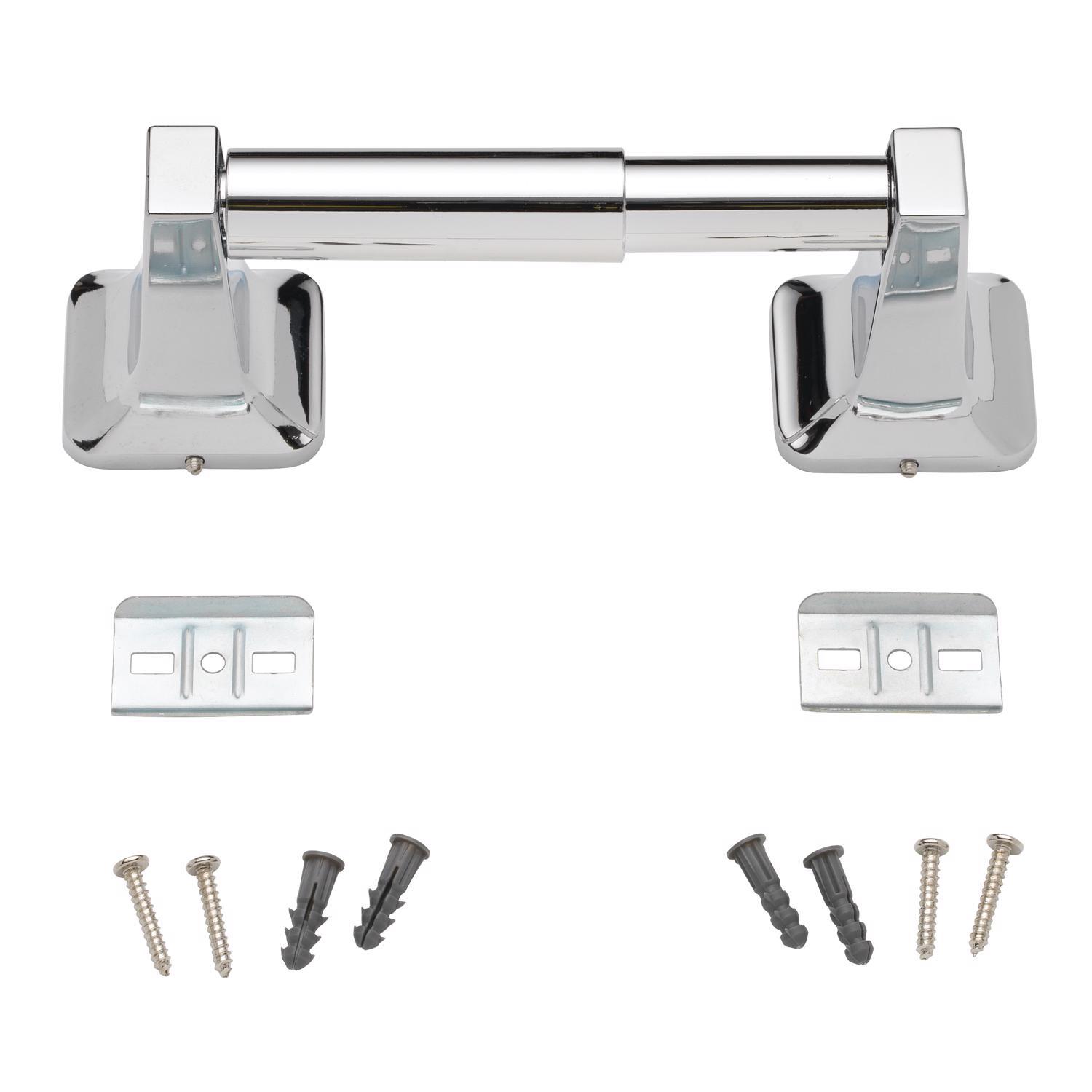 OakBrook Chrome Metallic Toilet Paper Holder