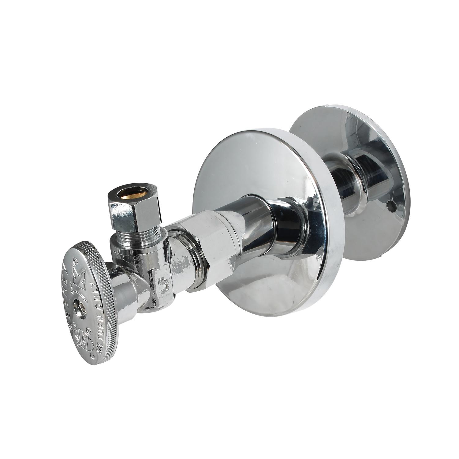 Keeney Chrome Plated Flange and Tube 1/2 in.