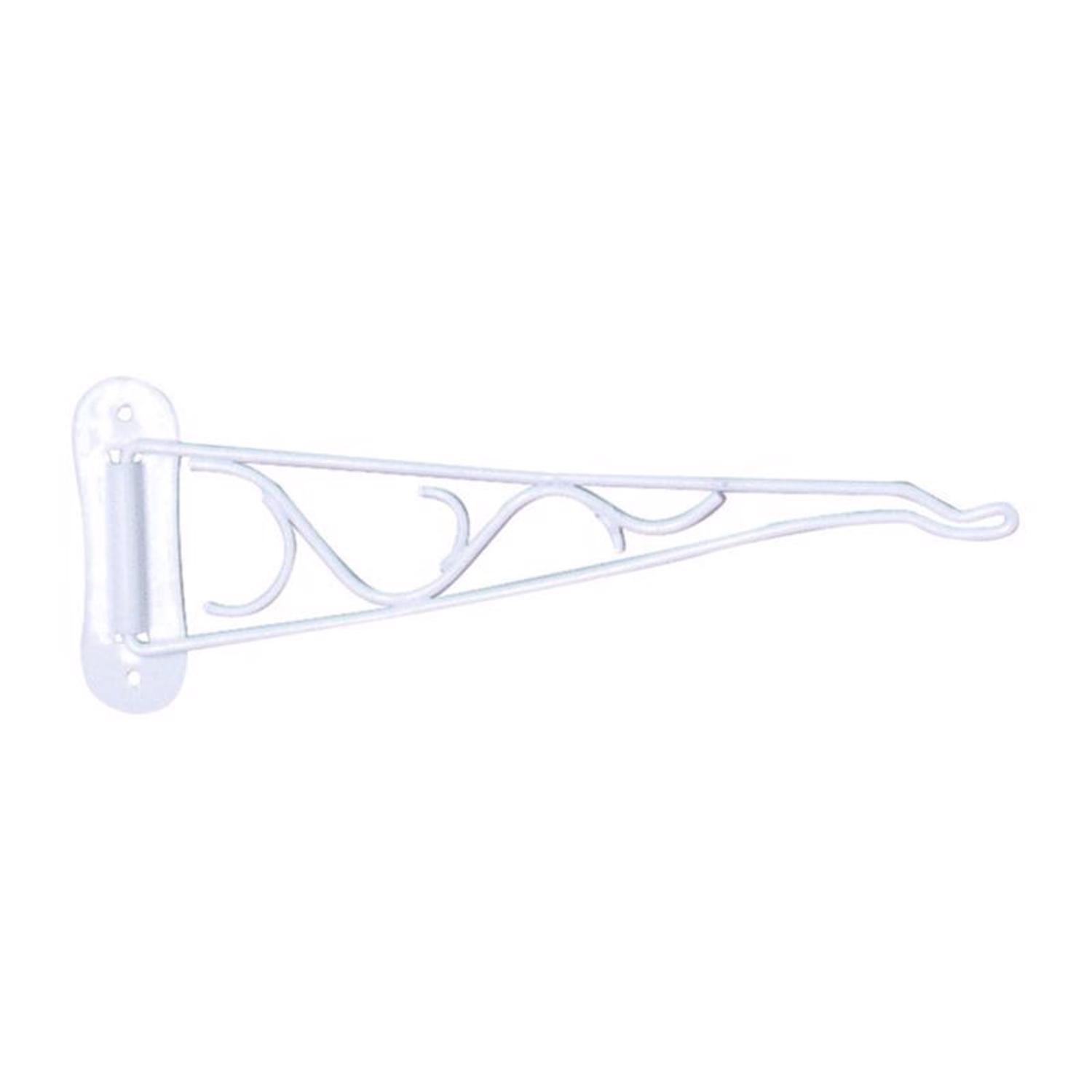 Living Accents White Steel 10 in. H Swivel Plant Hook 1 pk