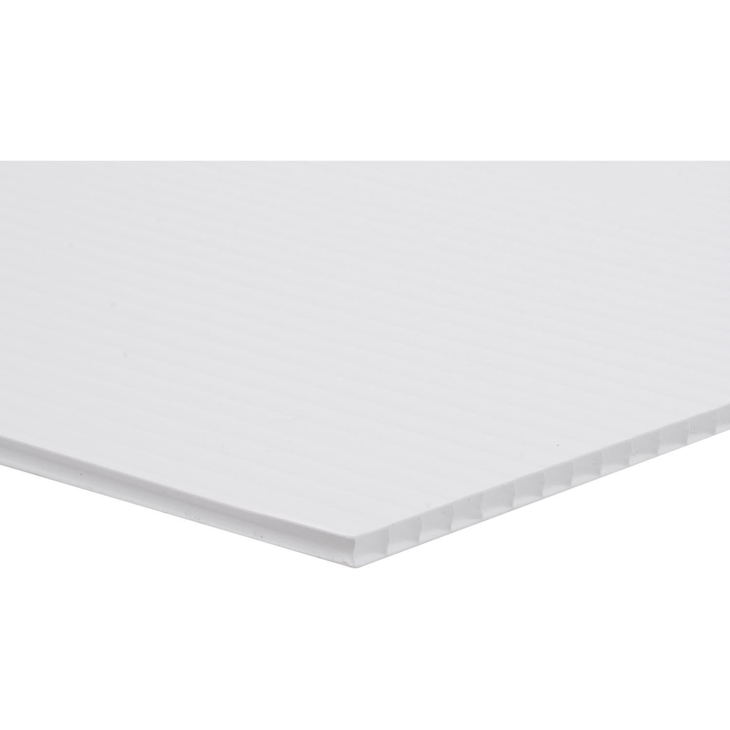 HILLMAN English White Blank Sign 20 in. H X 24 in. W