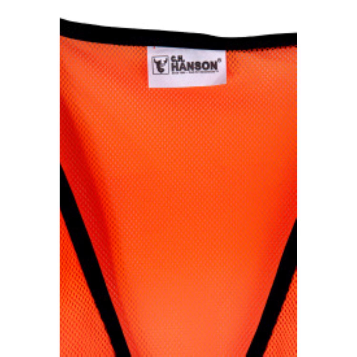 C.H. Hanson Reflective Safety Vest Orange One Size Fits All