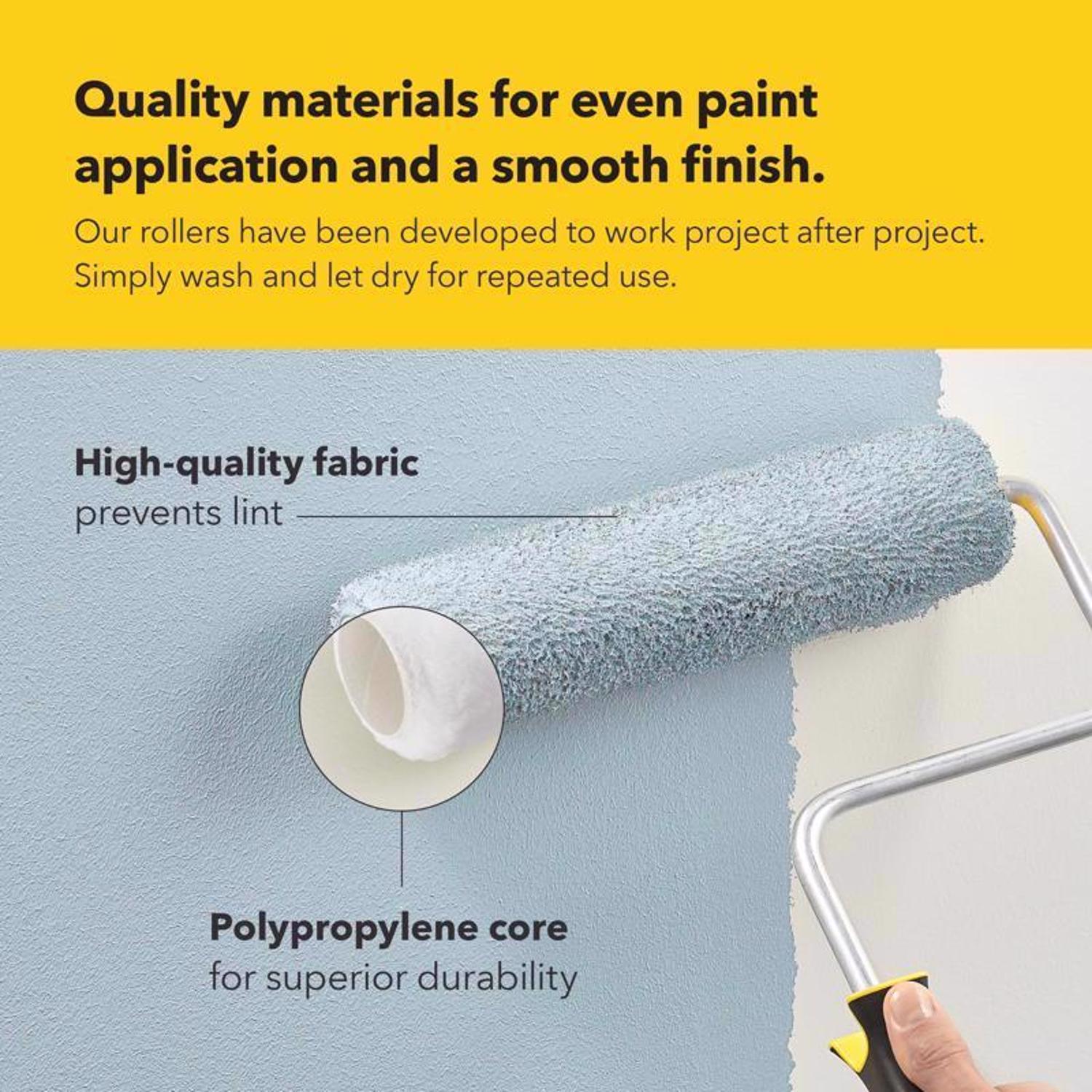 Purdy GoldenEagle Polyester 4.5 in. W X 1/2 in. Jumbo Mini Paint Roller Cover 2 pk