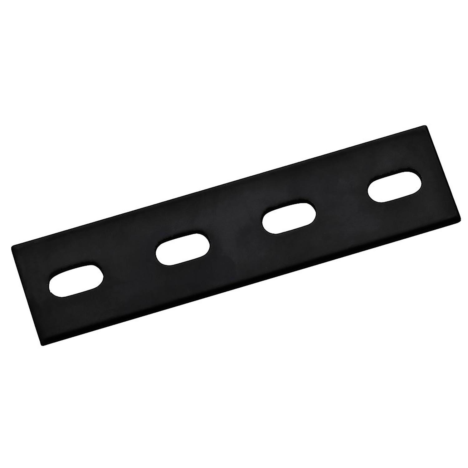 Hampton 1/8 in. H X 1-1/2 in. W X 6 in. L Black Steel Mending Plate