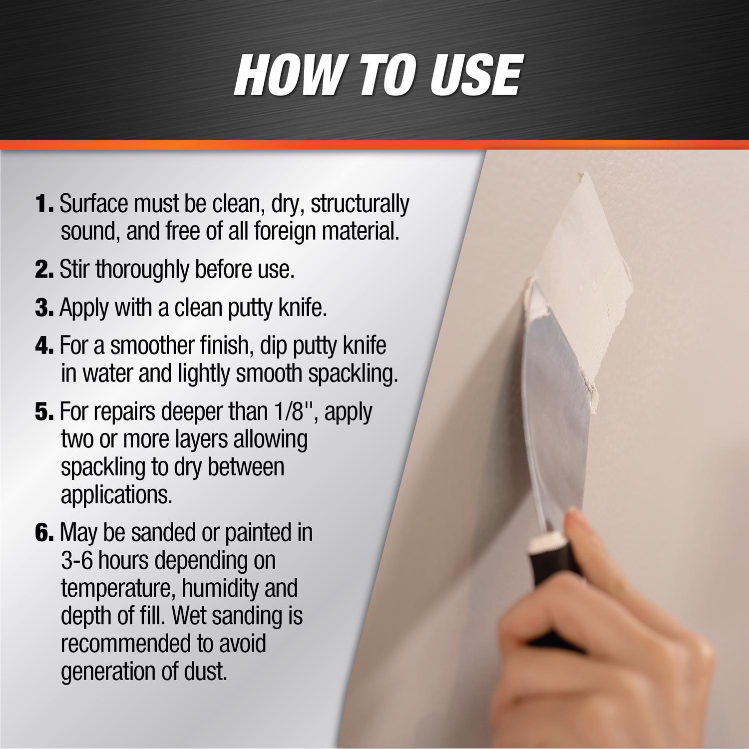 DAP Ready to Use White Spackling Compound 0.5 pt