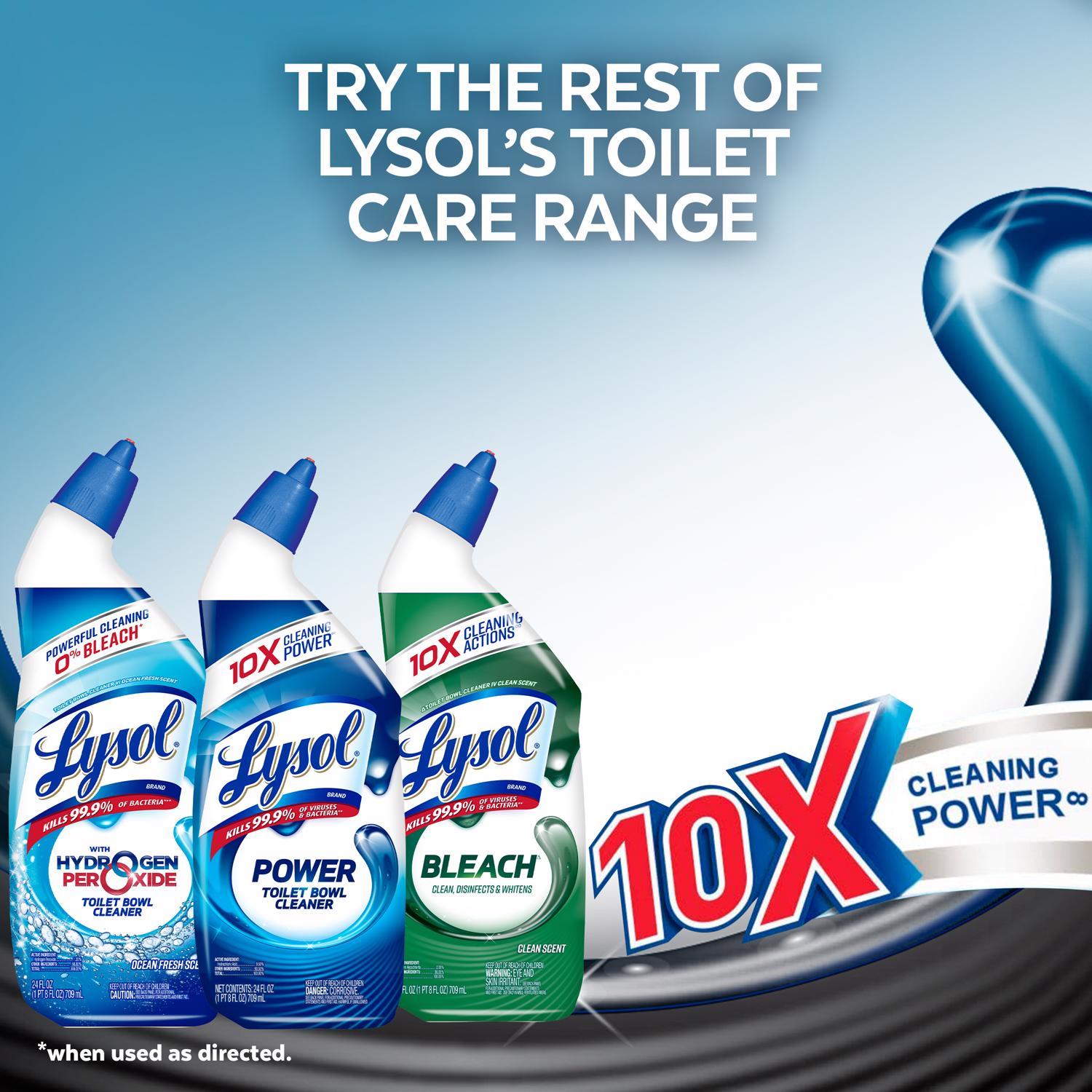 Lysol Fresh Scent Toilet Bowl Cleaner 24 oz Liquid