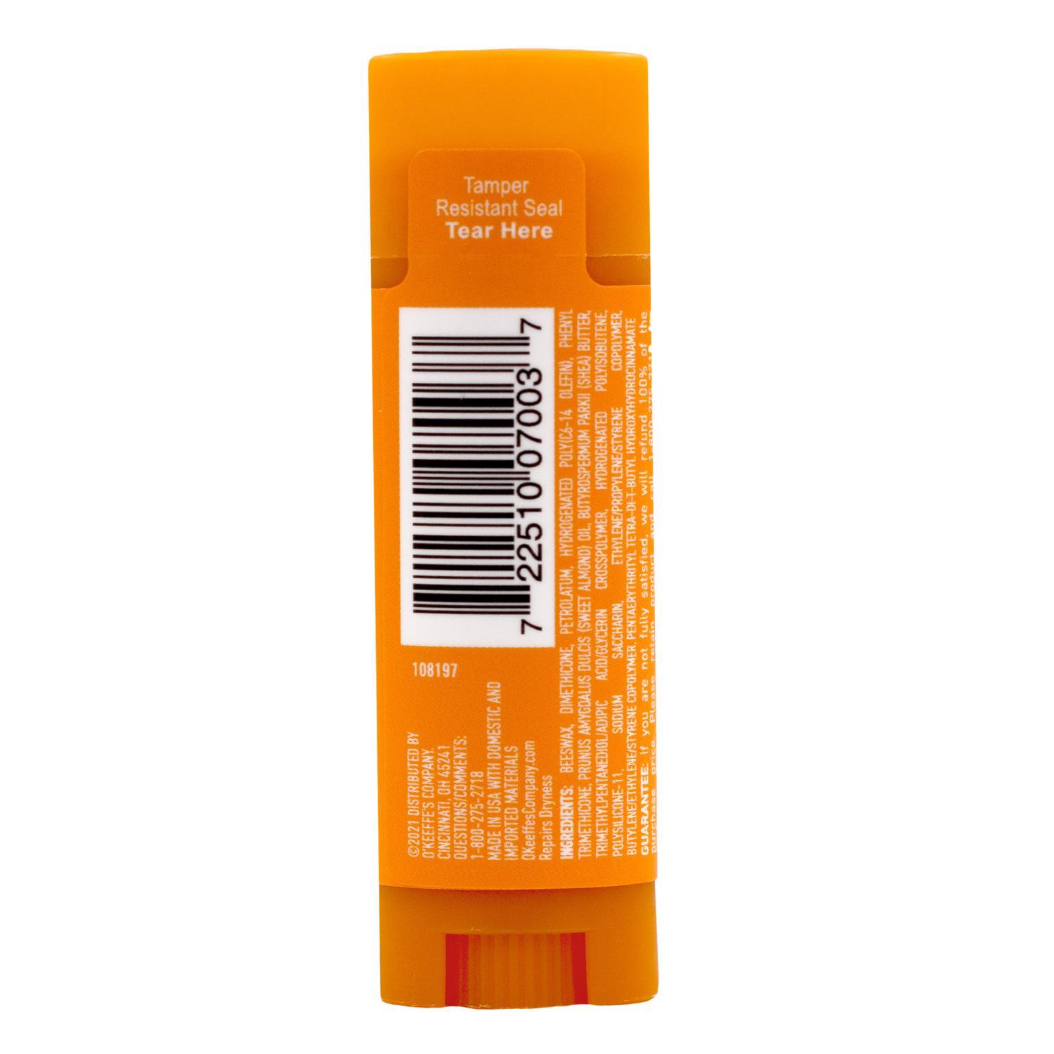 O'Keeffe's Lip Repair No Scent Lip Balm 0.15 oz 1 pk