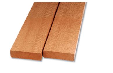 1in. x 6in. x 8in. Western Red Cedar Board Standard & Better