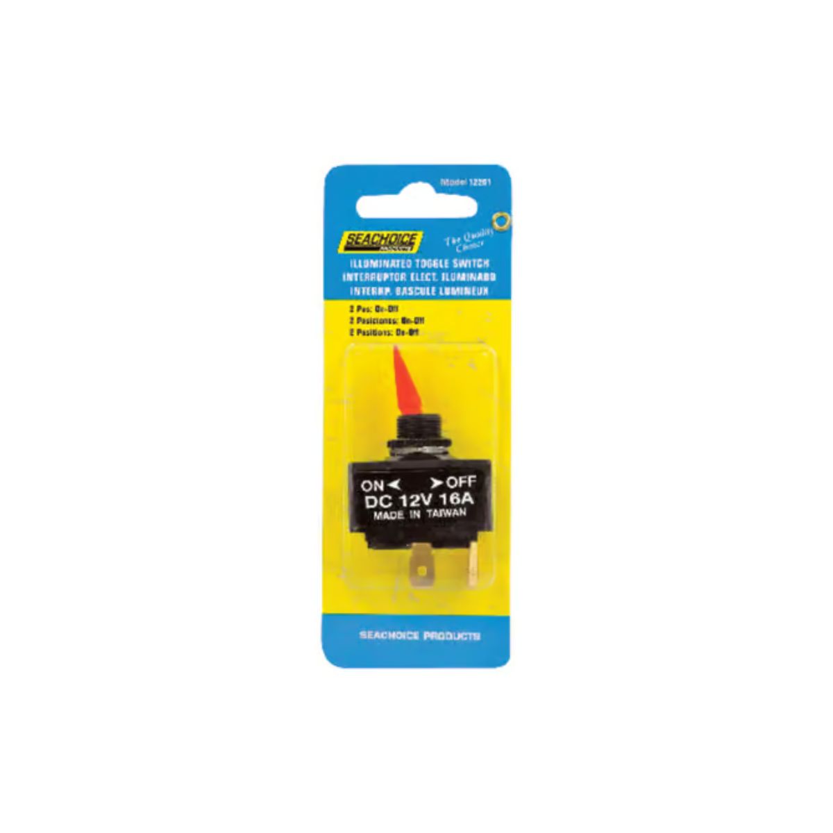 Seachoice Illuminated Toggle Switch Plastic