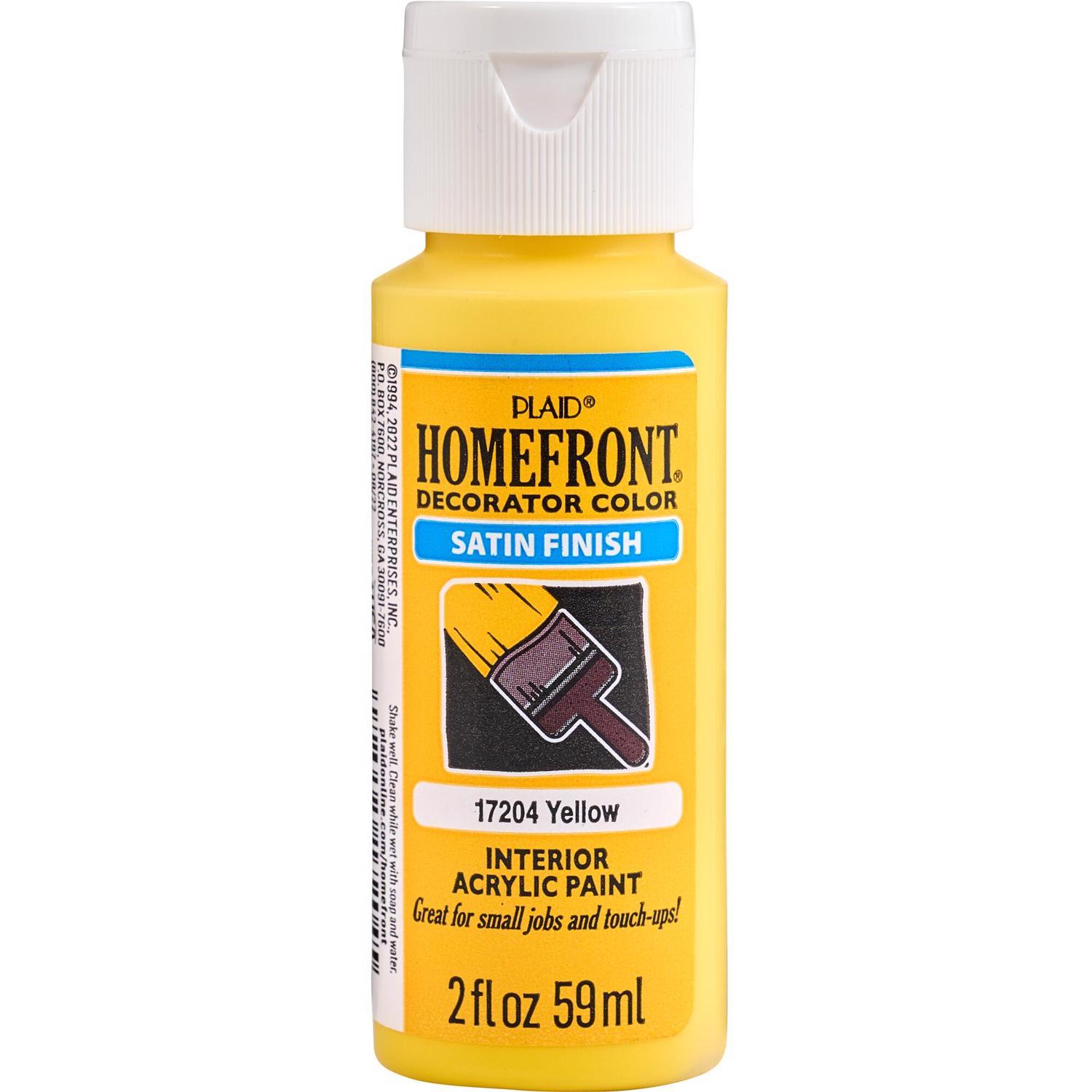 Homefront Satin Yellow Hobby Paint 2 oz