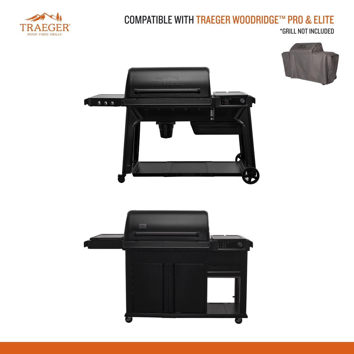 Traeger Woodridge Pro and Elite Gray Grill Cover