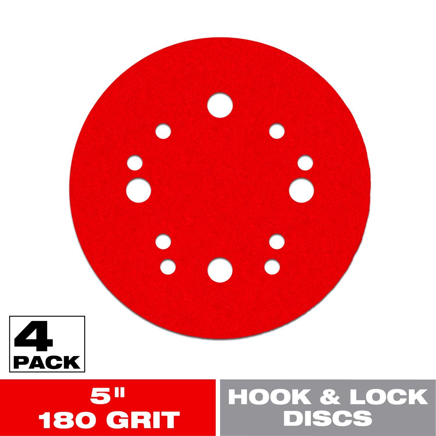 Diablo 5 in. Ceramic Blend Hook and Lock Sanding Disc 180 Grit Very Fine 4 pk
