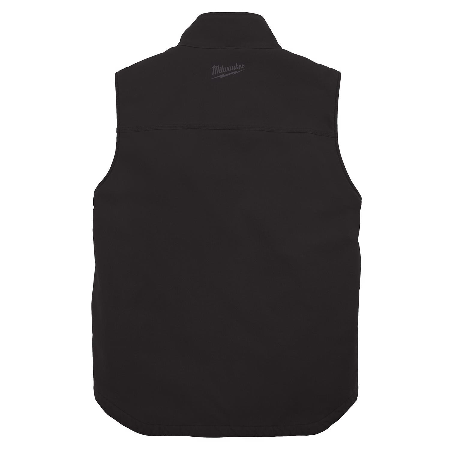 Milwaukee M Sleeveless Men's Mock Neck Work Vest Black