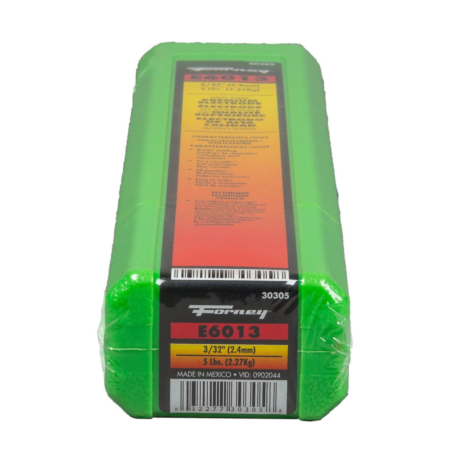 Forney 1/8 in. D X 15.2 in. L E6013 Mild Steel Welding Electrodes 83000 psi 1 lb 1 pk