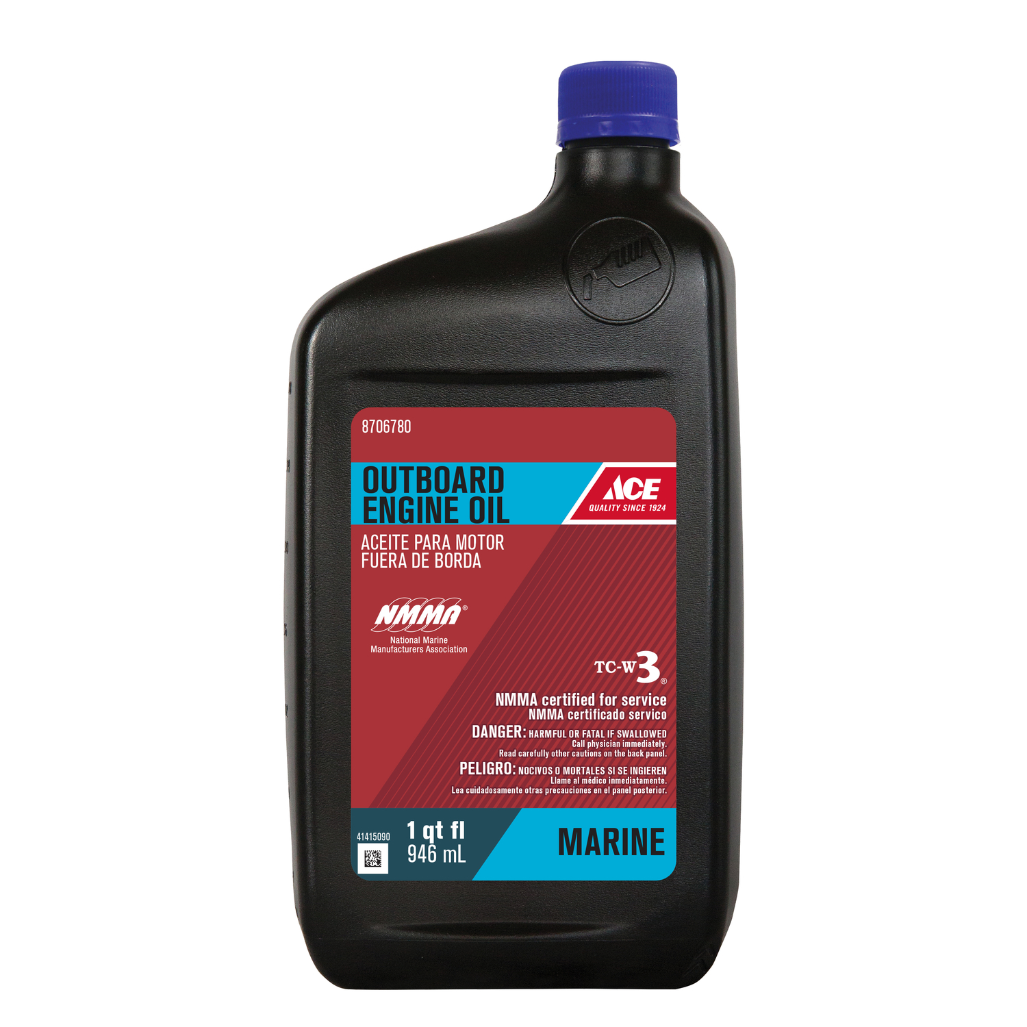 Ace TC-W3 2-Cycle Outboard Motor Oil 1 quart 1 pack