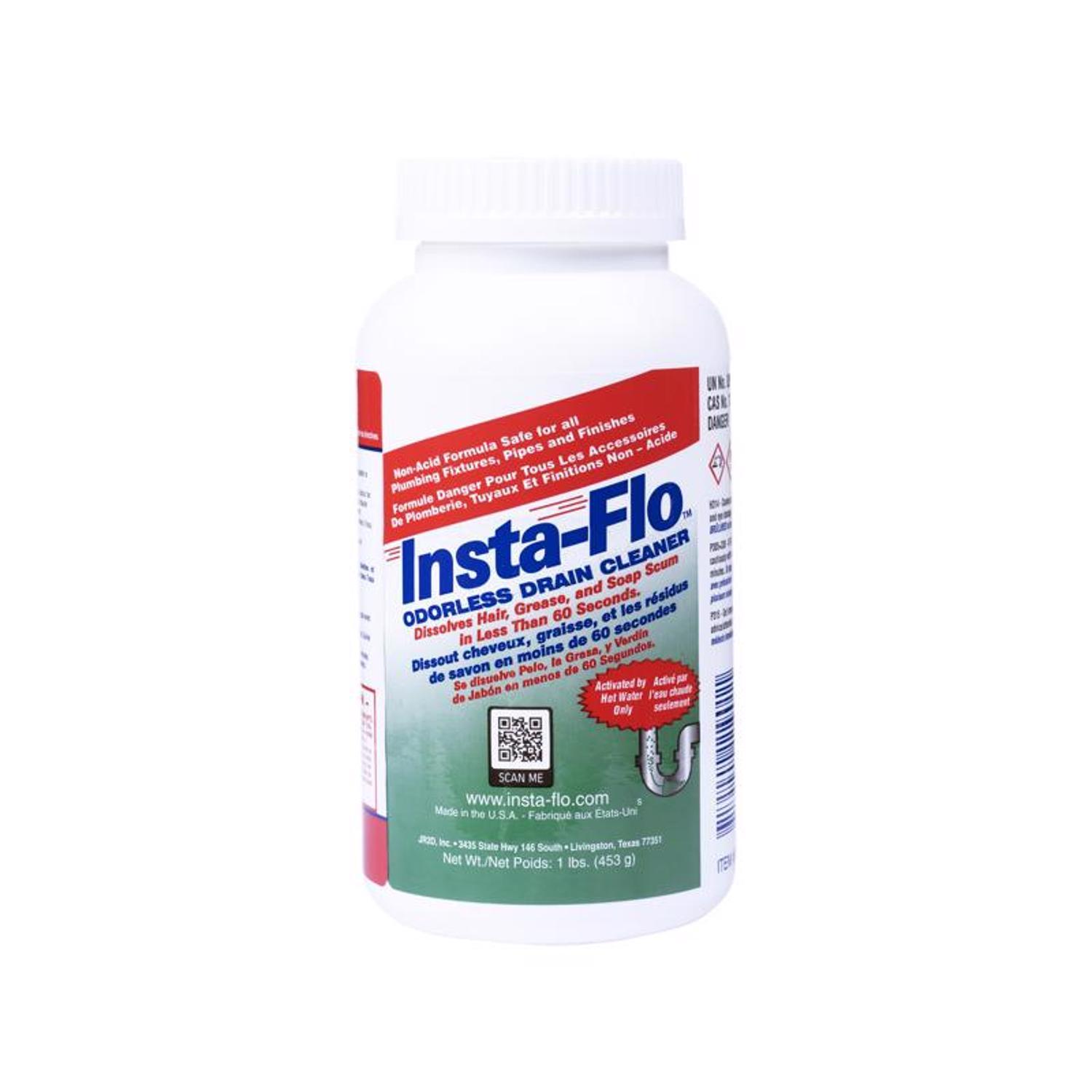 Insta-Flo Crystals Drain Cleaner 1 lb