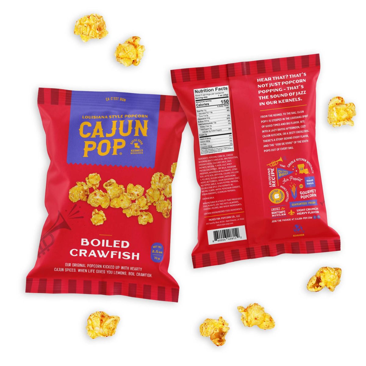 Cajun Pop Boiled Crawfish 4.3 oz.