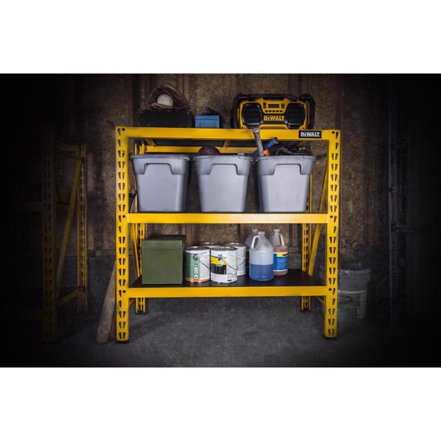 DeWalt 48 in. H X 50 in. W X 18 in. D Yellow Steel Storage Rack