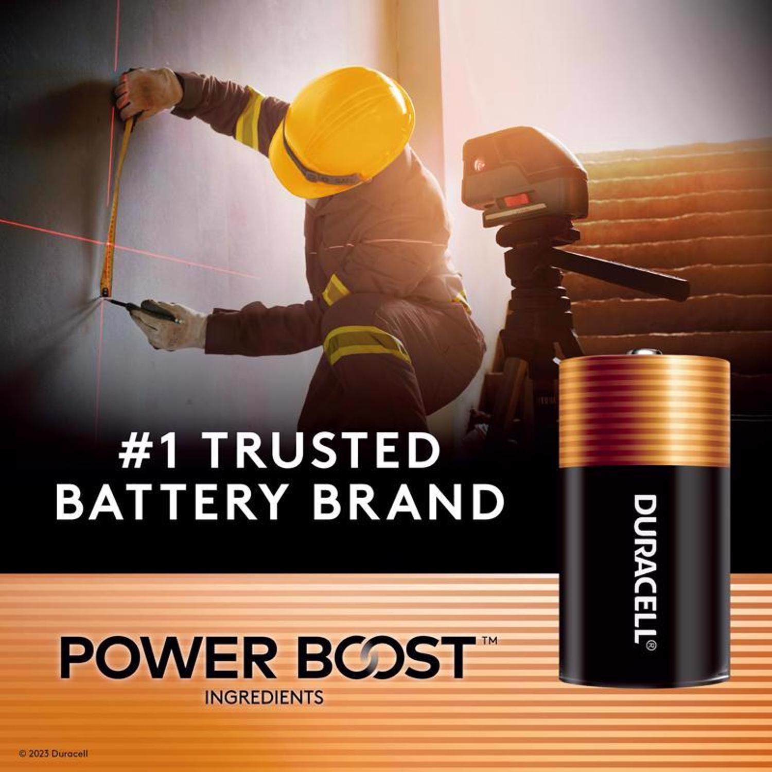 Duracell Coppertop D Alkaline Batteries 2 Pack Carded