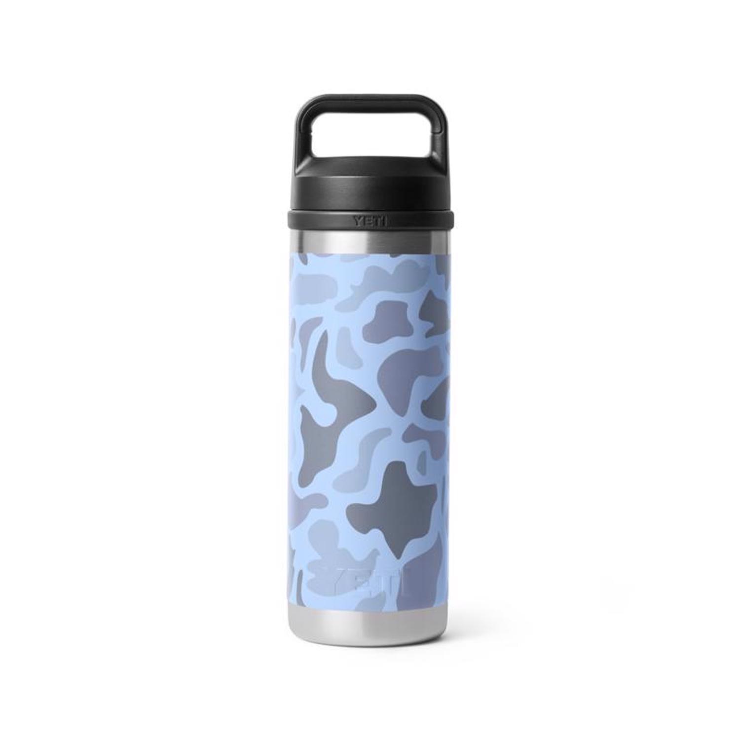 YETI Rambler 18 oz Blue Camo BPA Free Bottle with Chug Cap