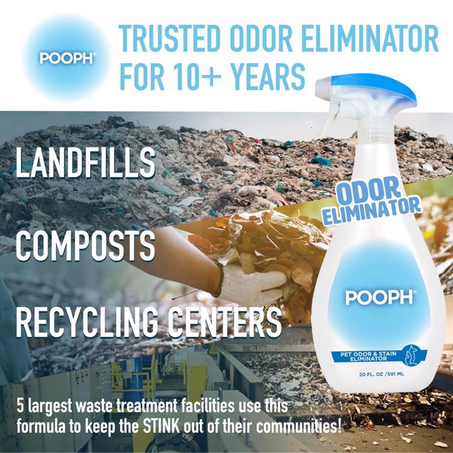 Pooph Pets Liquid Odor & Stain Eliminator 20 oz