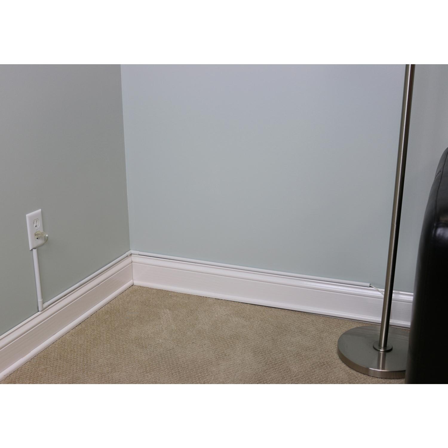 Legrand Cordmate White Plastic Cord and Cable Organizer Kit